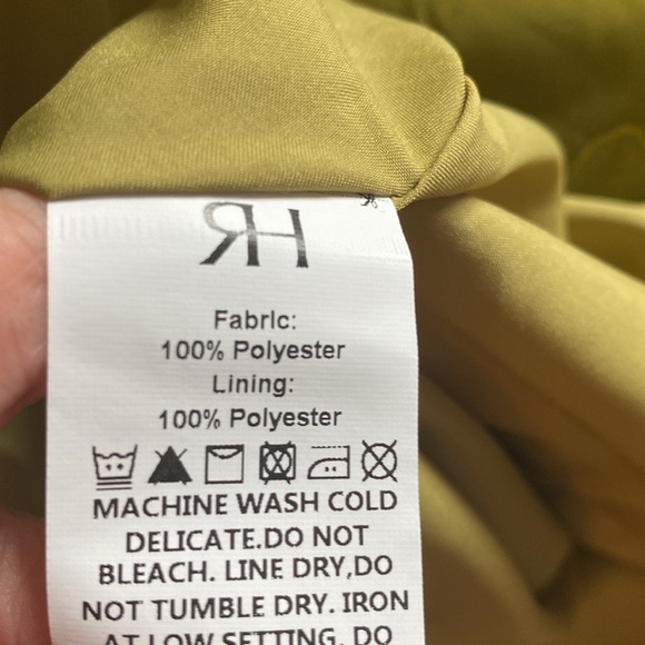 NWT Rihoas green Jacquard ranched midi dress - Picture 13 of 15